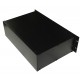 3U 19 inch 390mm rack mount non-vented enclosure chassis case