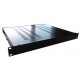 1U 19 inch 390mm rack mount non-vented enclosure chassis case