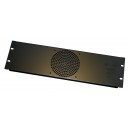 3U panel with Pre-punched holes for 1 fan