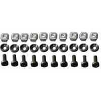 200  M6 CAGENUTS, SCREWS, WASHERS