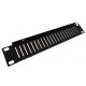 1U 10.5 inch Half-Rack Slot Vented Blank Panel